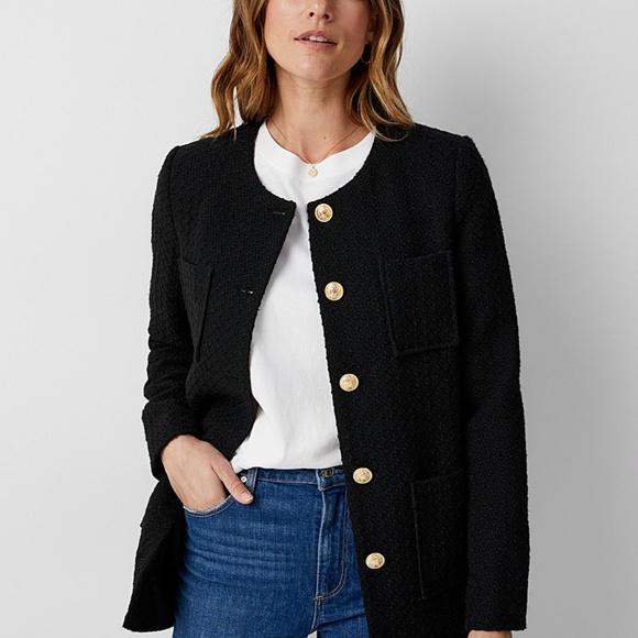 Simons Crest button tweed blazer - Picture 4 of 6